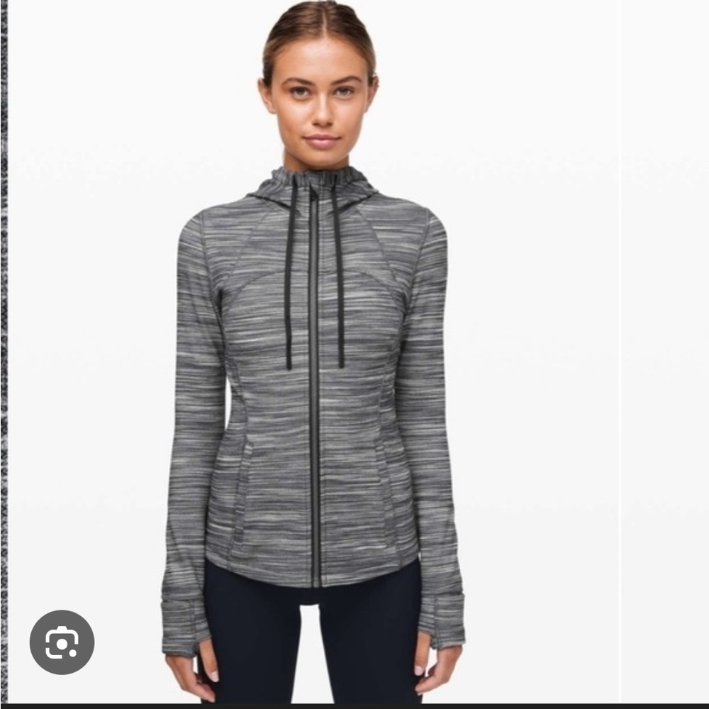 lululemon athletica Gray Striped Jacket